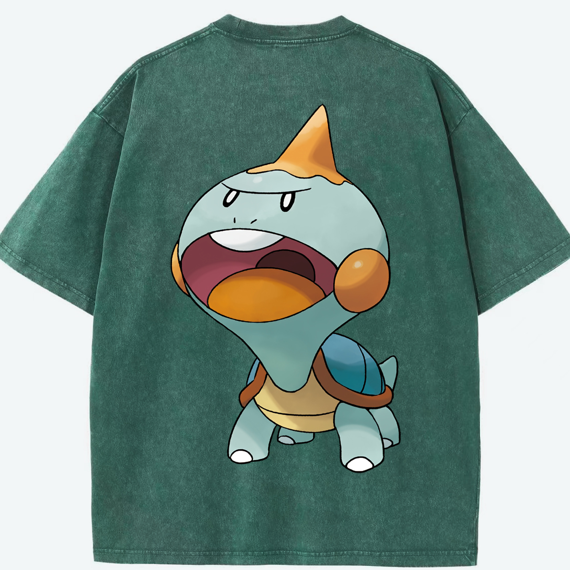 （画像用） ポケットモンスター Pokémon 綿100% ヴィンテージ風 半袖Tシャツ（背面プリント）